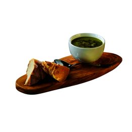 Olive Wood Rustic Platter 26 x 13cm+/-