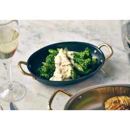 GenWare Black Vintage Steel Oval Dish 18.5 x 13.5cm alternative