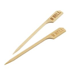 Bamboo Steak Markers 9cm/ 3.5" Medium Well (100pcs)