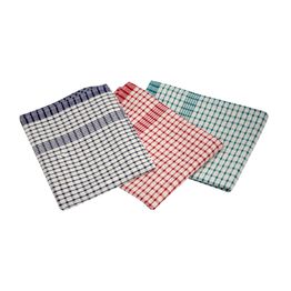Cotton Check Towel 46X69cm 10Pcs Mix Colours