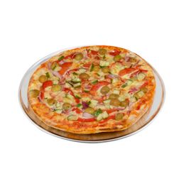 Genware Alum. Flat Wide Rim Pizza Pan 12"