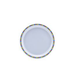 GenWare Melamine Coloured Circles Plate 22.5cm/ 9"