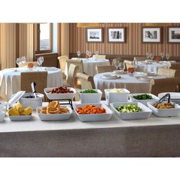 Genware Plastic Handle Soup Ladle Black alternative