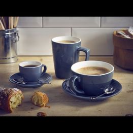 Genware Porcelain Grey Saucer 12cm/ 4.75" alternative