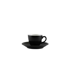 Genware Porcelain Matt Black Bowl Shaped Cup 9cl/ 3oz alternative
