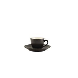 Genware Porcelain Matt Black Saucer 12cm/ 4.75" alternative