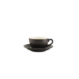 Genware Porcelain Matt Black Saucer 13.5cm/ 5.25" alternative