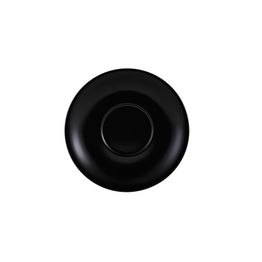 Genware Porcelain Matt Black Saucer 16cm/ 6.25"