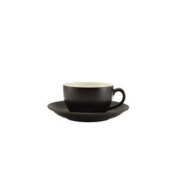 Genware Porcelain Matt Black Saucer 16cm/ 6.25" alternative