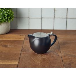 GenWare Porcelain Matt Black Teapot with St/St Lid &amp; Infuser 50cl/ 17.6oz alternative