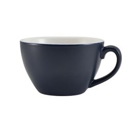 GenWare Porcelain Matt Blue Bowl Shaped Cup 34cl/ 12oz