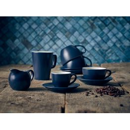 GenWare Porcelain Matt Blue Bowl Shaped Cup 9cl/ 3oz alternative