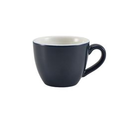 GenWare Porcelain Matt Blue Bowl Shaped Cup 9cl/ 3oz
