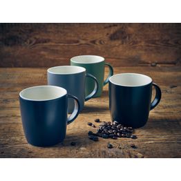 GenWare Porcelain Matt Blue Cosy Mug 35cl/ 12.3oz alternative