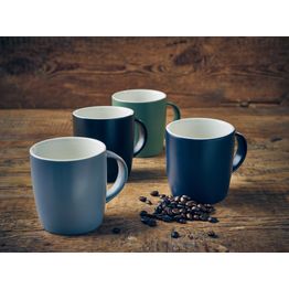 GenWare Porcelain Matt Grey Cosy Mug 35cl/ 12.3oz alternative