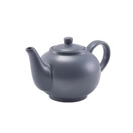GenWare Porcelain Matt Grey Teapot 45cl/ 15.75oz