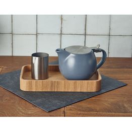 GenWare Porcelain Matt Grey Teapot with St/St Lid &amp; Infuser 50cl/ 17.6oz alternative