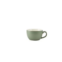 GenWare Porcelain Matt Sage Bowl Shaped Cup 25cl/ 8.75oz