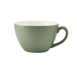 GenWare Porcelain Matt Sage Bowl Shaped Cup 34cl/ 12oz
