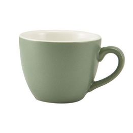 GenWare Porcelain Matt Sage Bowl Shaped Cup 9cl/ 3oz