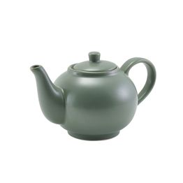 GenWare Porcelain Matt Sage Teapot 45cl/ 15.75oz