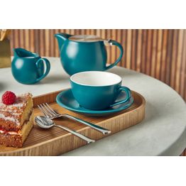 GenWare Porcelain Matt Teal Bowl Shaped Cup 34cl/ 12oz alternative