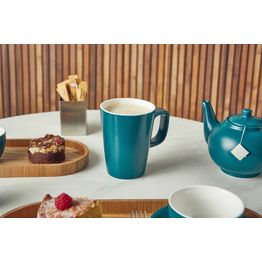 GenWare Porcelain Matt Teal Latte Mug 34cl/ 12oz alternative