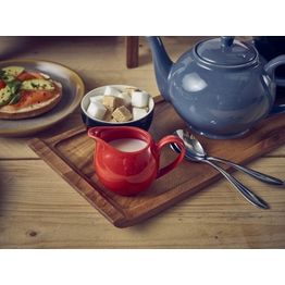 Genware Porcelain Red Jug 14cl/ 5oz alternative