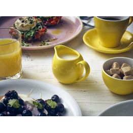 Genware Porcelain Yellow Jug 14cl/ 5oz alternative