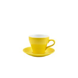 Genware Porcelain Yellow Saucer 16cm alternative