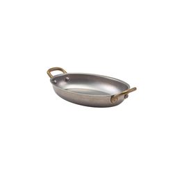 GenWare Vintage Steel Oval Dish 18.5 x 13.5cm