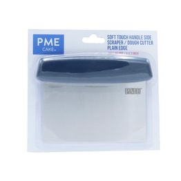 PME Soft Touch Handle Side Scrapers Plain Edge and Dough Scraper 150mm alternative
