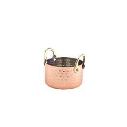 Mini Hammered Copper Casserole Dish 9.2 x 5cm