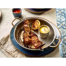 Terra Porcelain Aqua Blue Organic Plate 28.5cm alternative