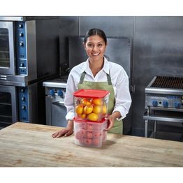 Cambro FreshPro Red Cover 220x220mm alternative