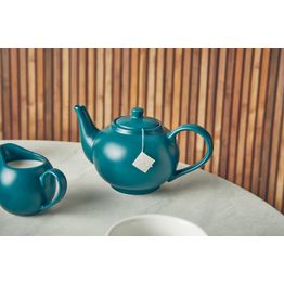 GenWare Porcelain Matt Teal Teapot 45cl/ 15.75oz alternative