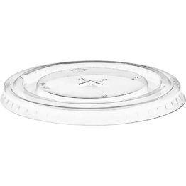 Dispo 95mm Straw Slot Rpet Lids 95mm
