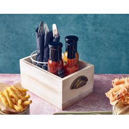 GenWare White Wash Acacia Wood Display Drawer 21.5 x 15 x 11cm alternative