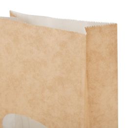 Colpac Recyclable Paper Sandwich Bags With Window Kraft alternative
