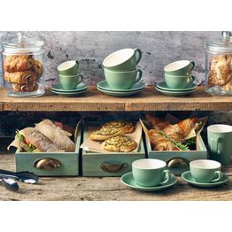 GenWare Porcelain Matt Sage Latte Mug 34cl/ 12oz alternative