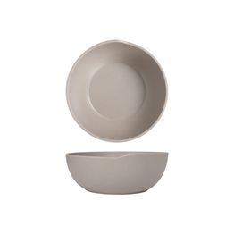 Sand Brown Copenhagen Round Melamine Bowl 20 x 7.5cm