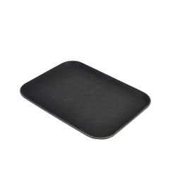 Gengrip 14" x 18" Rect. Non-Slip Tray Black