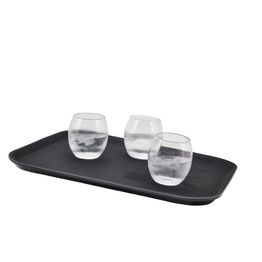 Gengrip 14" x 18" Rect. Non-Slip Tray Black alternative