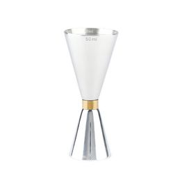 DPS Barware 25/50ml Slim Jigger with Band Stainless Steel