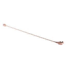 DPS Barware 40.5cm Copper Plated Bar Spoon With Skull End