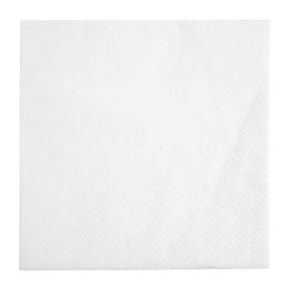 Fiesta Recyclable Cocktail Napkin White 24x24cm 2ply 1/4 Fold alternative