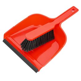 Jantex Dustpan &amp; Brush Set - Red