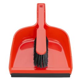 Jantex Dustpan &amp; Brush Set - Red alternative