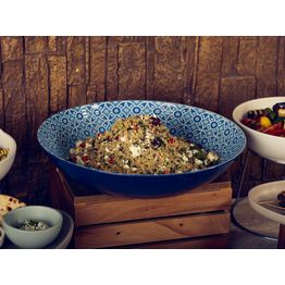Blue Marrakesh Melamine Bowl 42.5 x 8cm alternative