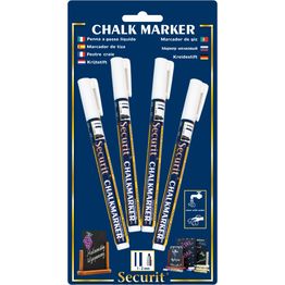 Chalkmarkers 4 Pack White Small